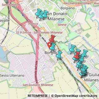 Mappa Via G. Di Vittorio, 20097 San Donato Milanese MI, Italia (1.3)