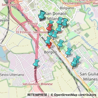 Mappa Via G. Di Vittorio, 20097 San Donato Milanese MI, Italia (0.941)