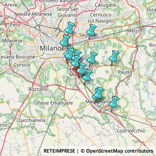 Mappa Via G. Di Vittorio, 20097 San Donato Milanese MI, Italia (5.39786)