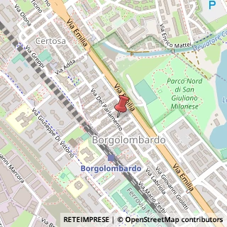 Mappa Via Alberto da Giussano,  8, 20098 San Giuliano Milanese, Milano (Lombardia)