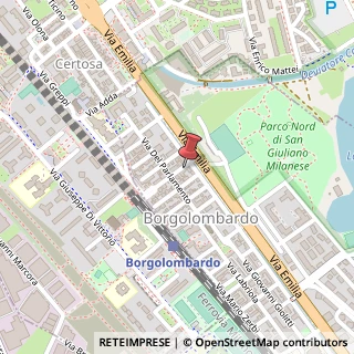 Mappa Via delle Crociate, 1, 20098 San Giuliano Milanese, Milano (Lombardia)