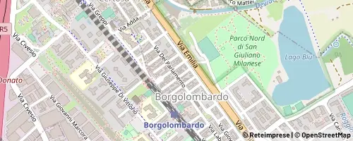 Mappa San Giuliano Milanese