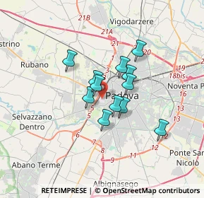 Mappa Via Divisione Folgore, 35141 Padova PD, Italia (2.27833)
