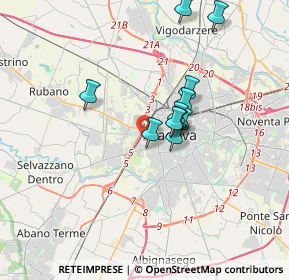 Mappa Via Divisione Folgore, 35141 Padova PD, Italia (2.71636)