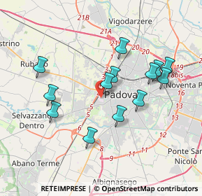 Mappa Via Divisione Folgore, 35100 Padova PD, Italia (3.48385)