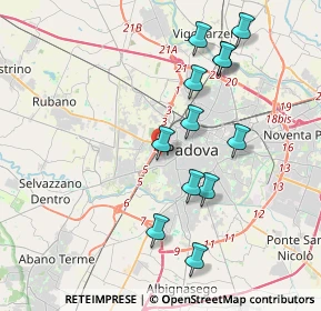 Mappa Via Divisione Folgore, 35100 Padova PD, Italia (3.79333)