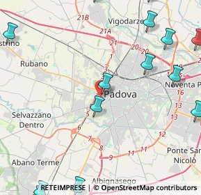 Mappa Via Divisione Folgore, 35141 Padova PD, Italia (6.68467)