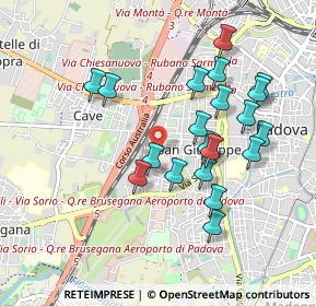 Mappa Via Divisione Folgore, 35141 Padova PD, Italia (0.897)