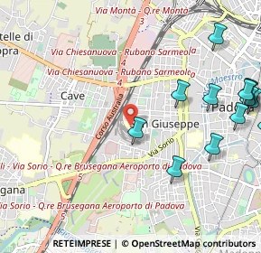 Mappa Via Divisione Folgore, 35141 Padova PD, Italia (1.4)