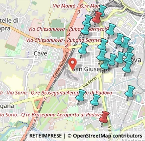 Mappa Via Divisione Folgore, 35141 Padova PD, Italia (1.173)