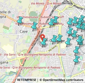 Mappa Via Divisione Folgore, 35141 Padova PD, Italia (1.272)