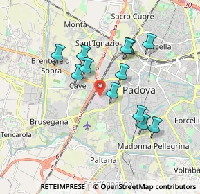 Mappa Via Divisione Folgore, 35141 Padova PD, Italia (1.60417)