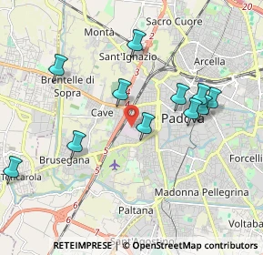 Mappa Via Divisione Folgore, 35141 Padova PD, Italia (1.91818)