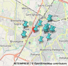 Mappa Via Divisione Folgore, 35141 Padova PD, Italia (1.40063)