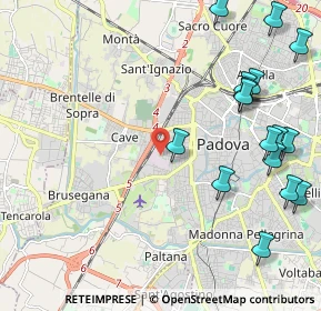 Mappa Via Divisione Folgore, 35141 Padova PD, Italia (2.71438)