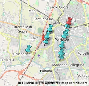 Mappa Via Divisione Folgore, 35141 Padova PD, Italia (1.45583)