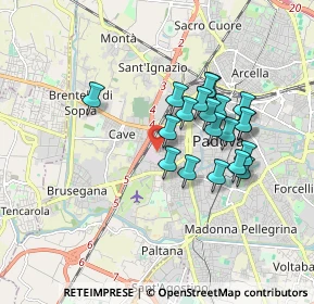 Mappa Via Divisione Folgore, 35141 Padova PD, Italia (1.501)