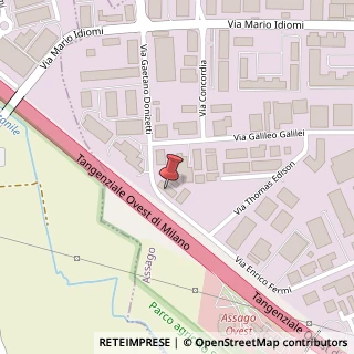 Mappa Via Gaetano Donizetti, 14, 20090 Assago, Milano (Lombardia)