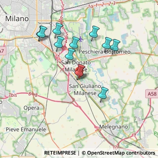 Mappa Via Carlo Cattaneo, 20098 San Giuliano Milanese MI, Italia (3.5375)