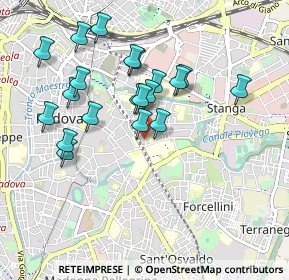 Mappa Via S. Eufemia, 35121 Padova PD, Italia (0.8815)