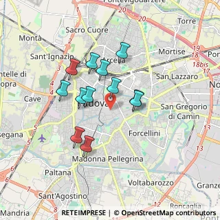Mappa Via della Pieve, 35121 Padova PD, Italia (1.435)