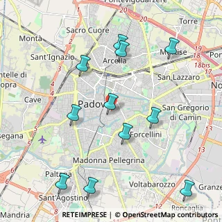 Mappa Via della Pieve, 35121 Padova PD, Italia (2.33182)
