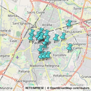 Mappa Via della Pieve, 35121 Padova PD, Italia (1.103)