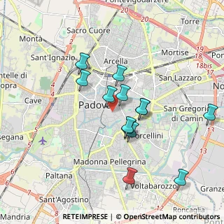 Mappa Via della Pieve, 35121 Padova PD, Italia (1.64923)