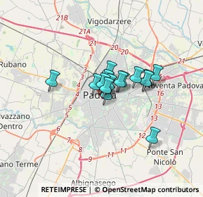 Mappa Via Rialto, 35122 Padova PD, Italia (1.91333)