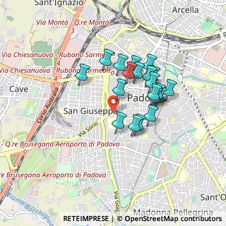 Mappa Via Euganea, 35139 Padova PD, Italia (0.7145)