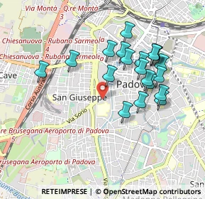 Mappa Via Euganea, 35139 Padova PD, Italia (0.882)