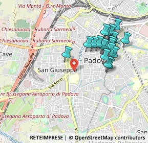 Mappa Via Euganea, 35139 Padova PD, Italia (0.954)