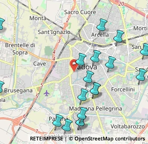 Mappa Via Euganea, 35139 Padova PD, Italia (2.52333)