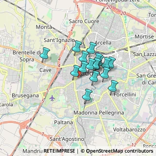 Mappa Via Euganea, 35139 Padova PD, Italia (1.12647)