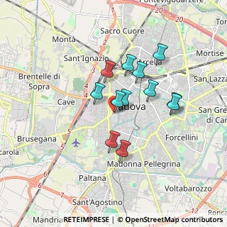 Mappa Via Euganea, 35139 Padova PD, Italia (1.38417)
