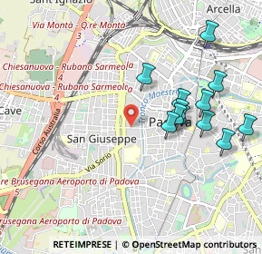 Mappa Via S. Prosdocimo, 35139 Padova PD, Italia (0.97417)