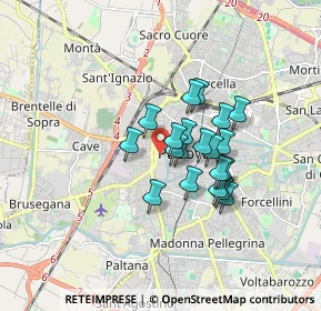 Mappa Via S. Prosdocimo, 35139 Padova PD, Italia (1.186)