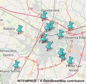 Mappa Via S. Prosdocimo, 35139 Padova PD, Italia (3.75667)