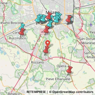 Mappa Cascina Ronchettone, 20142 Milano MI, Italia (4.4015)