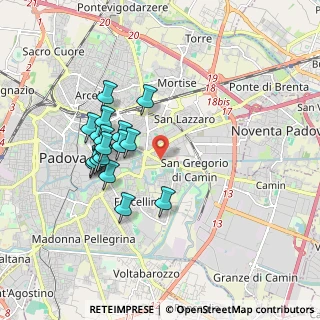 Mappa Via Domenico Turazza, 35129 Padova PD, Italia (1.65588)