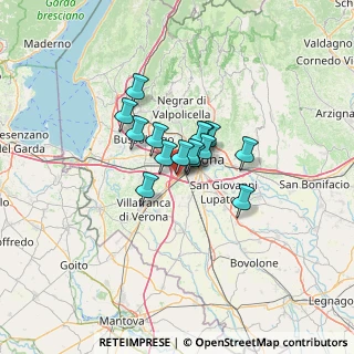 Mappa Via Mantovana, 37137 Madonna di Dossobuono VR, Italia (7.42067)