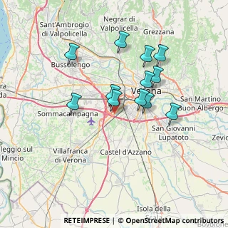 Mappa Via Mantovana, 37137 Madonna di Dossobuono VR, Italia (6.16167)
