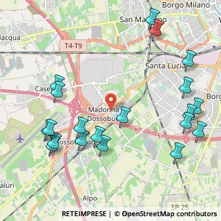 Mappa Via Mantovana, 37137 Madonna di Dossobuono VR, Italia (2.6295)