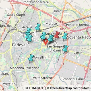 Mappa Corpo o, 35128 Padova PD, Italia (1.29286)