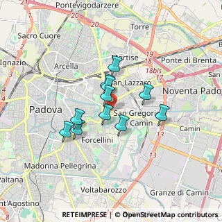 Mappa Corpo o, 35128 Padova PD, Italia (1.21818)