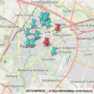 Mappa Via Ognissanti, 35129 Padova PD, Italia (1.66214)