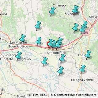 Mappa Strada Regionale Padana Superiore, 37038 Soave VR, Italia (9.1955)