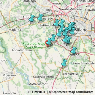 Mappa Via Roma, 20083 Gaggiano MI, Italia (7.482)