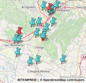 Mappa Via Dell'Artigianato, 36045 Lonigo VI, Italia (8.0145)