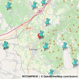Mappa Via Dell'Artigianato, 36045 Lonigo VI, Italia (6.52833)